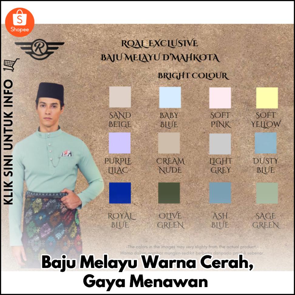 Baju Melayu Warna Cerah, Gaya Menawan