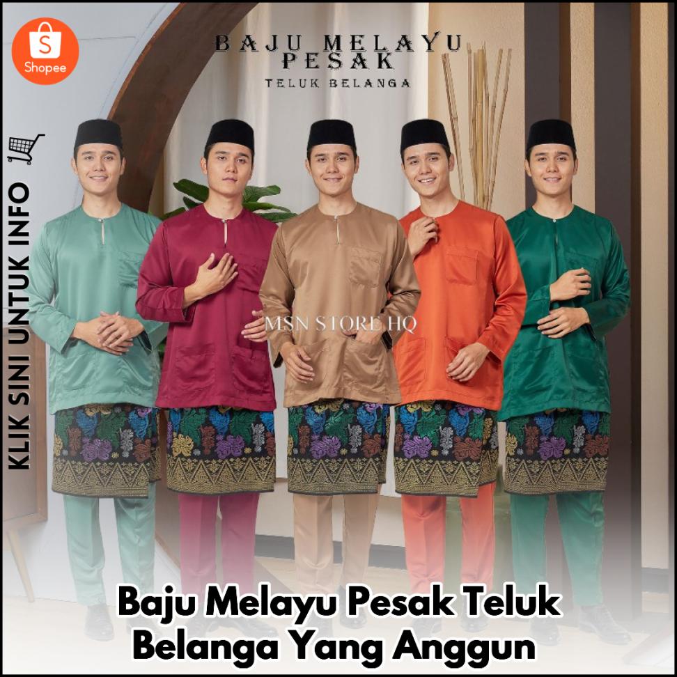 Baju Melayu Pesak Teluk Belanga Yang Anggun