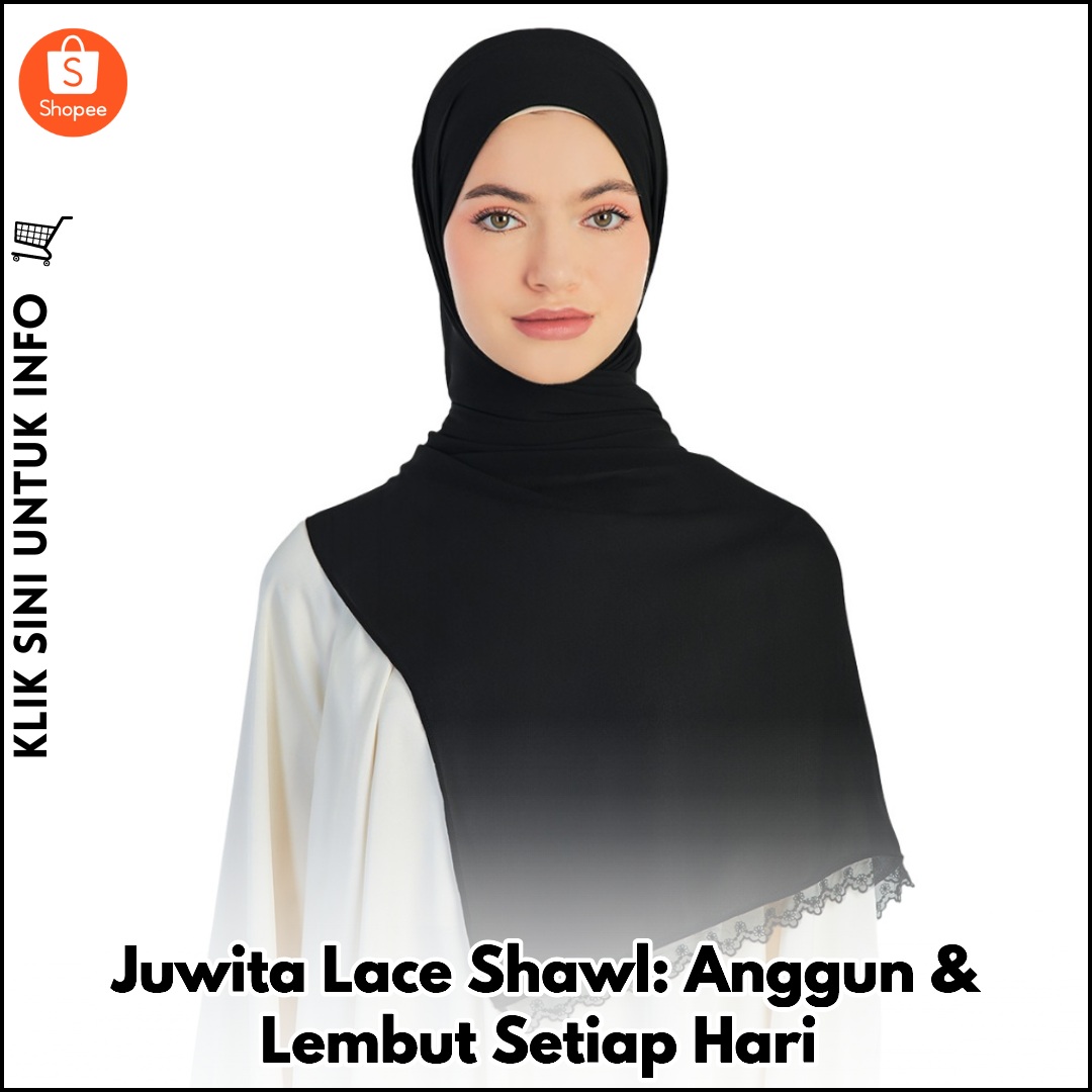 Juwita Lace Shawl: Anggun & Lembut Setiap Hari