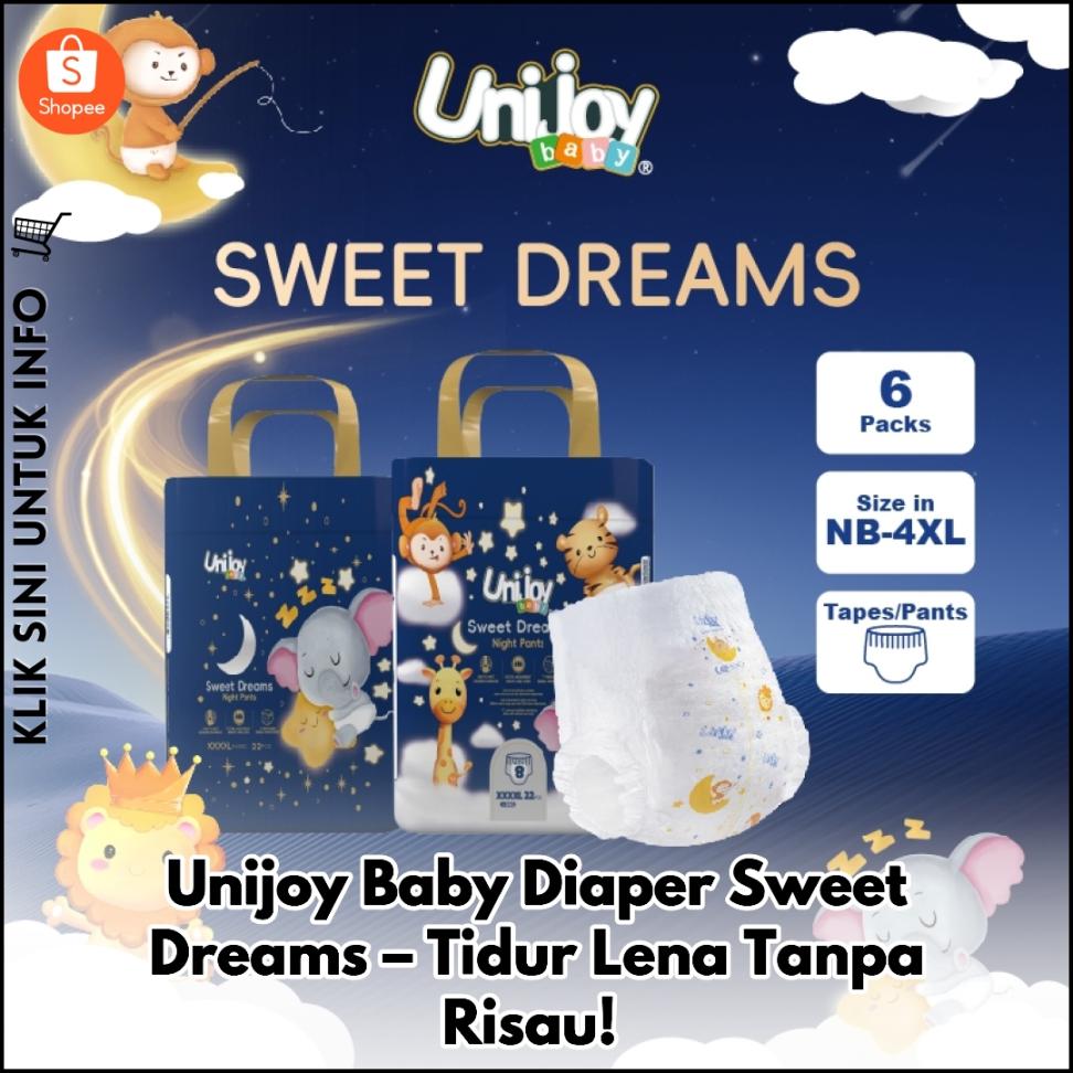 Unijoy Baby Diaper Sweet Dreams – Tidur Lena Tanpa Risau!