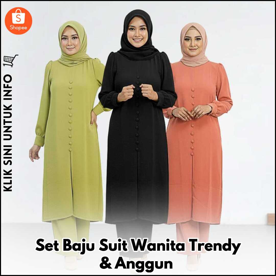 Set Baju Suit Wanita Trendy & Anggun