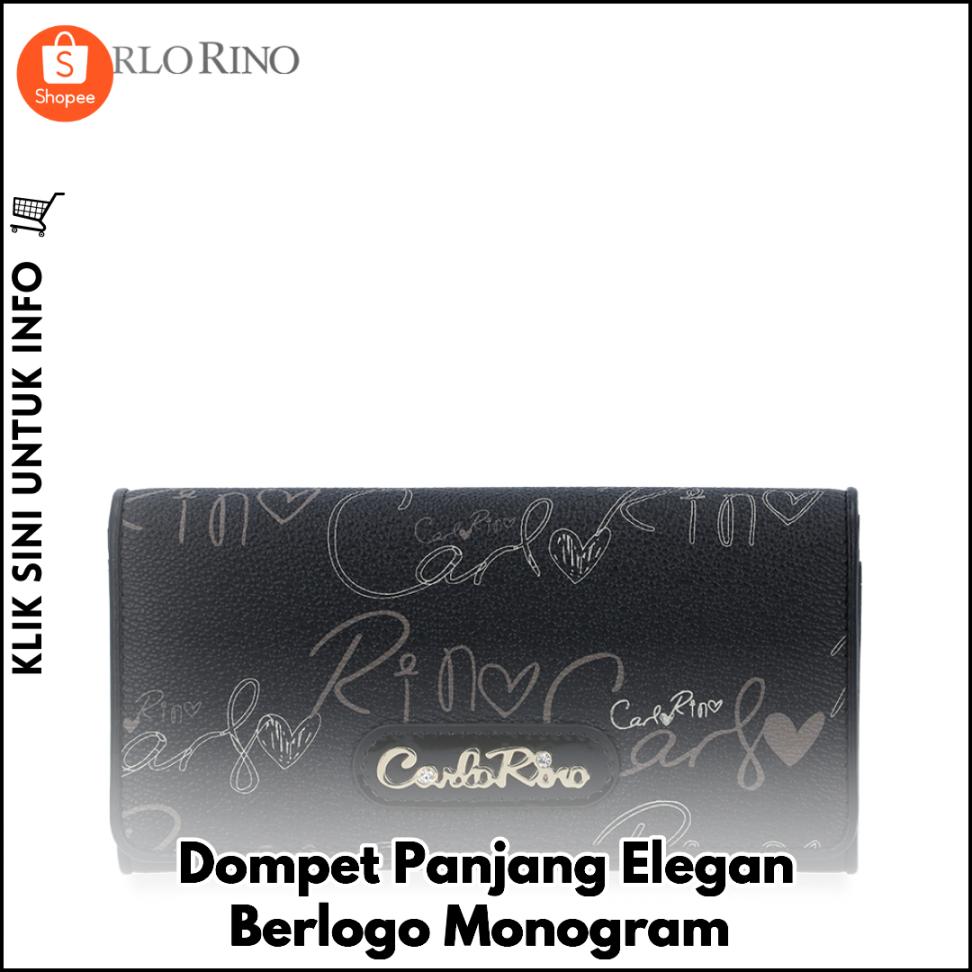 Dompet Panjang Elegan Berlogo Monogram