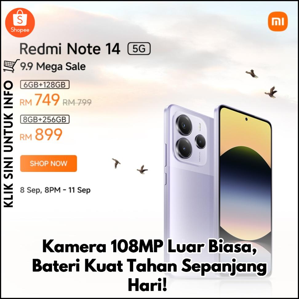 Kamera 108MP Luar Biasa, Bateri Kuat Tahan Sepanjang Hari!