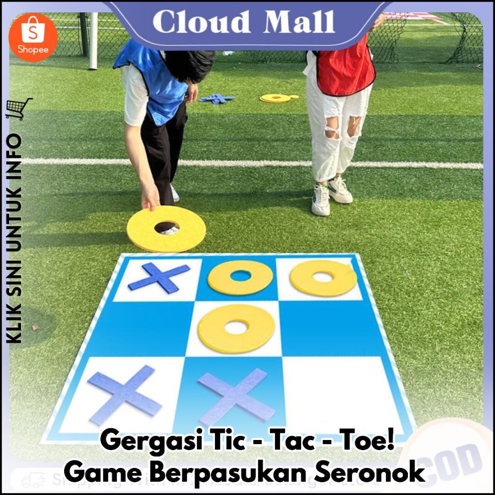Gergasi Tic-Tac-Toe! Game Berpasukan Seronok