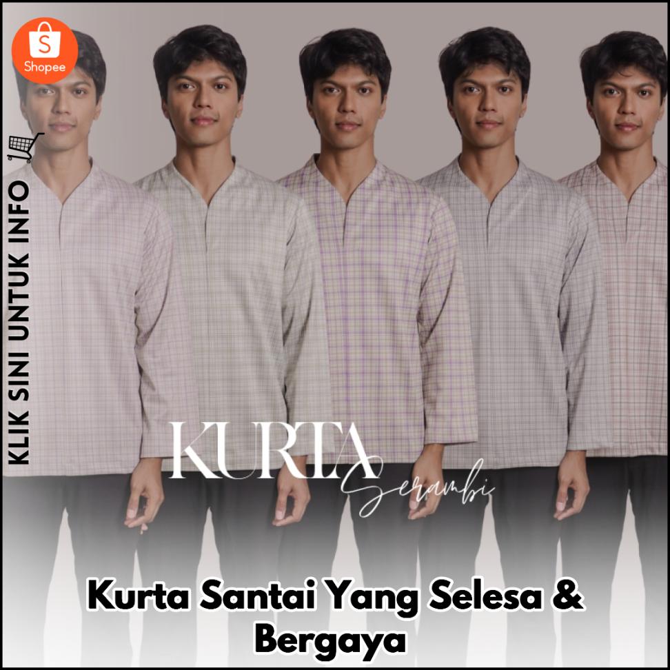Kurta Santai Yang Selesa & Bergaya