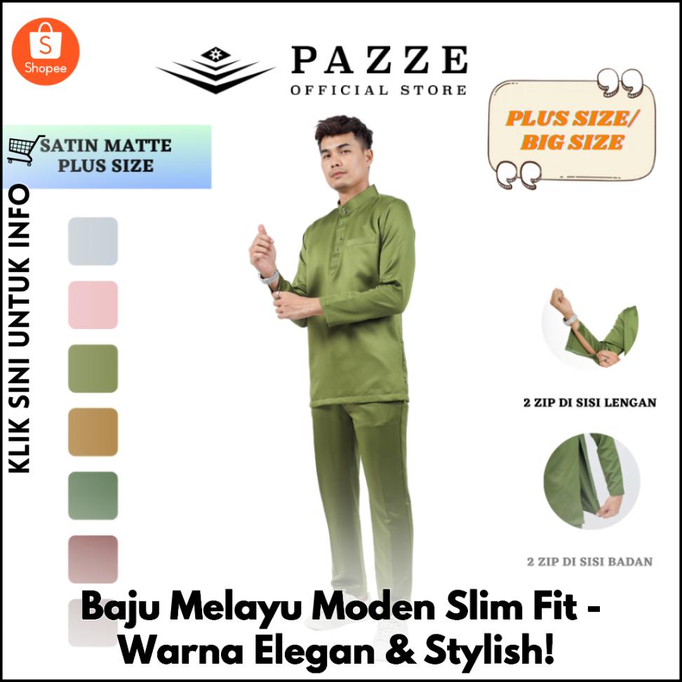 Baju Melayu Moden Slim Fit - Warna Elegan & Stylish!