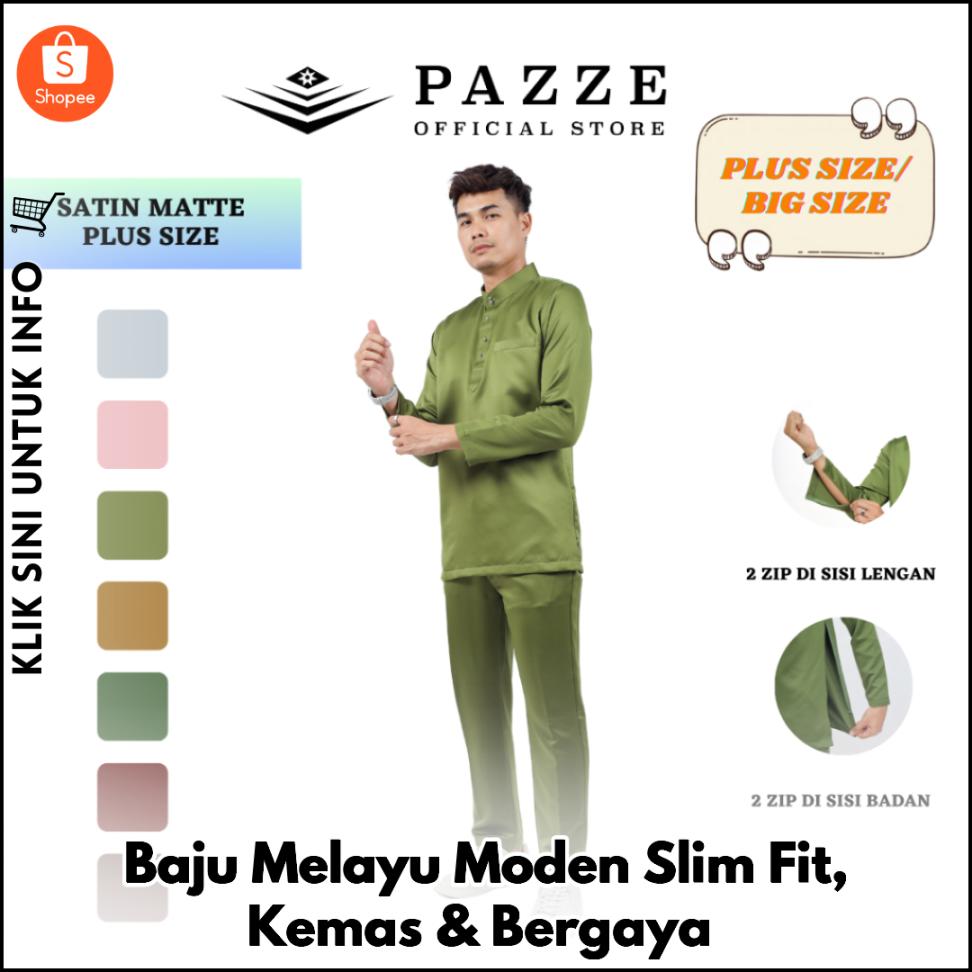 Baju Melayu Moden Slim Fit, Kemas & Bergaya