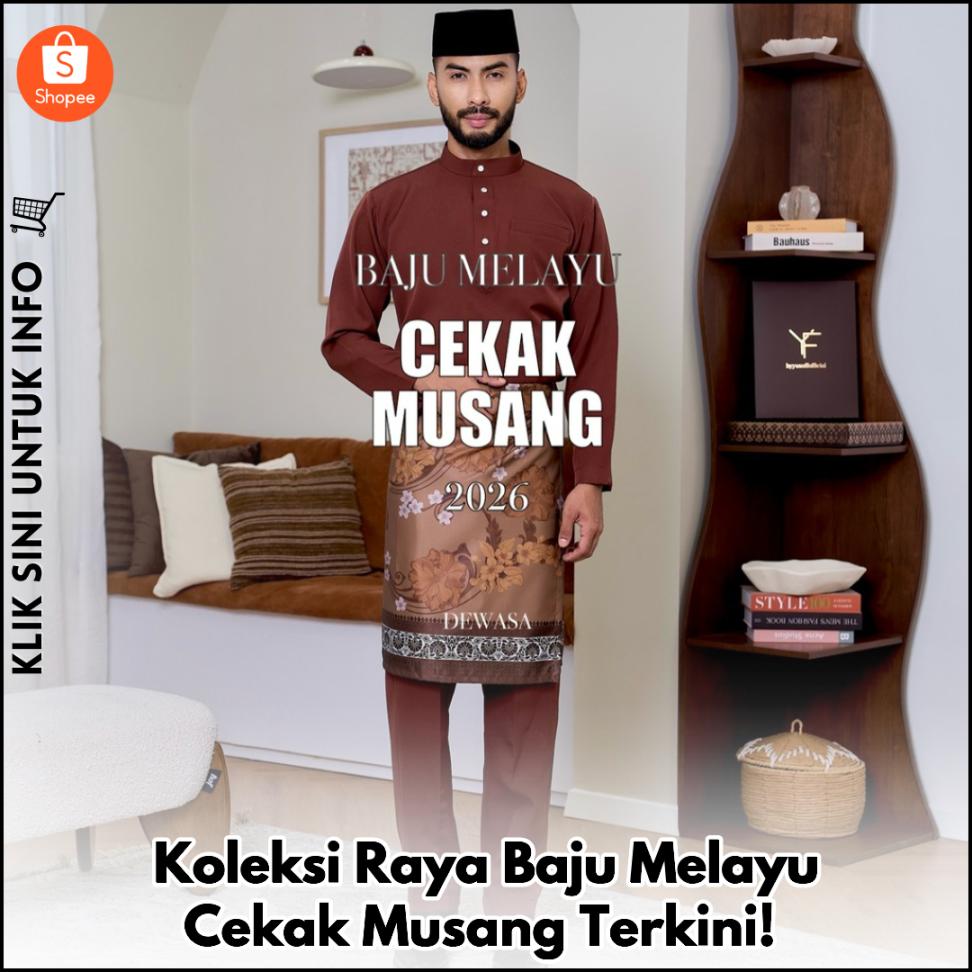 Koleksi Raya Baju Melayu Cekak Musang Terkini!