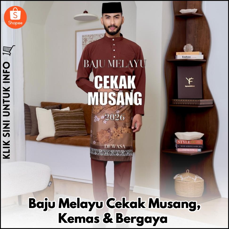 Baju Melayu Cekak Musang, Kemas & Bergaya
