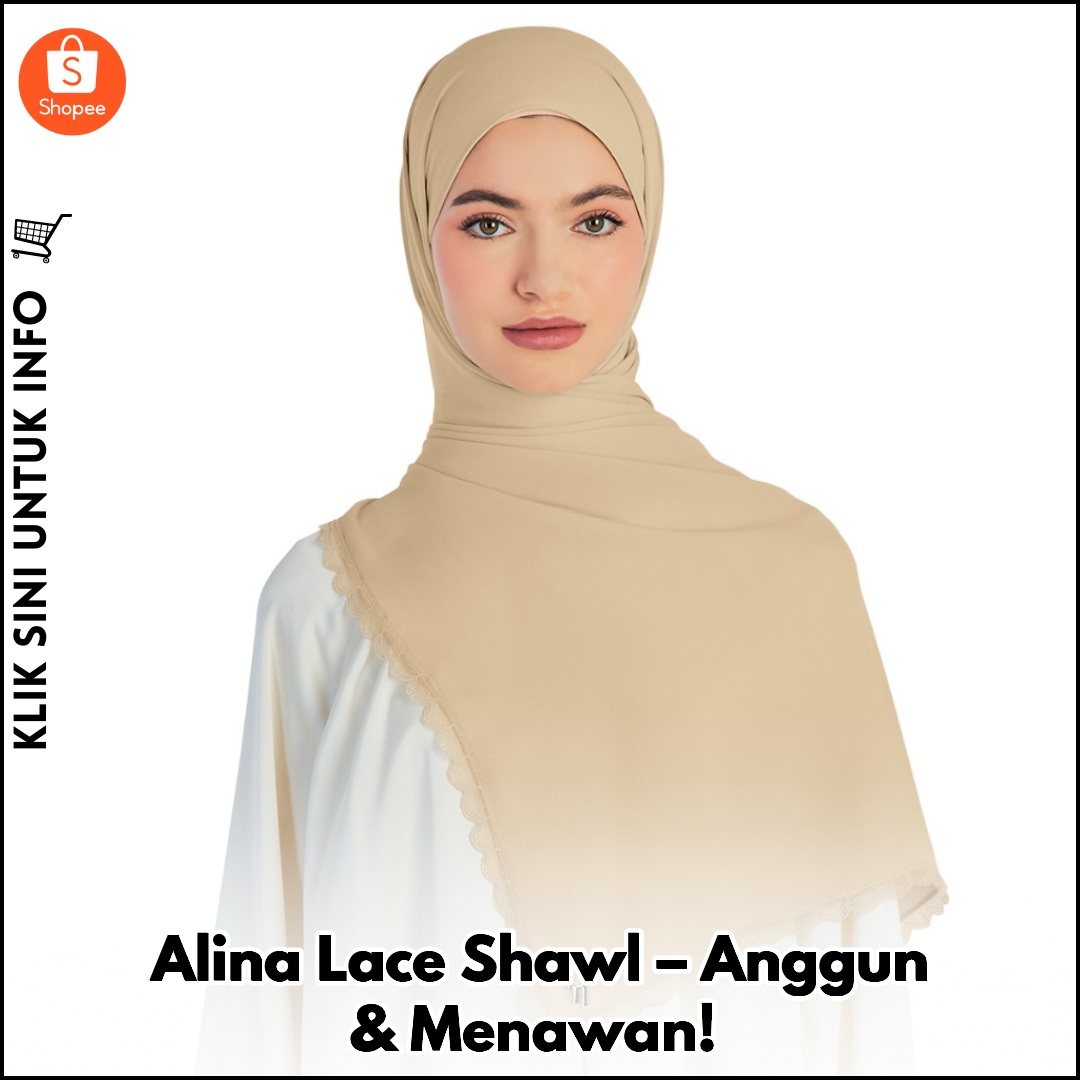 Alina Lace Shawl – Anggun & Menawan
