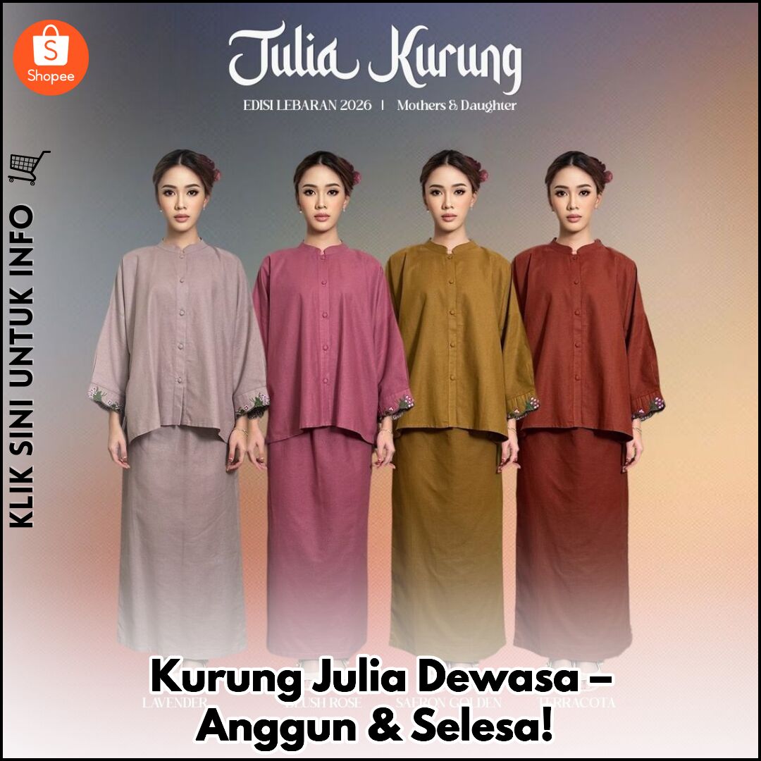 Jualan Hebat Kurung Julia! Stok Terhad