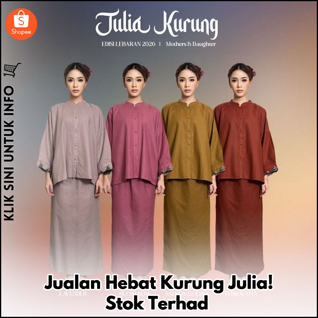 Jualan Hebat Kurung Julia! Stok Terhad