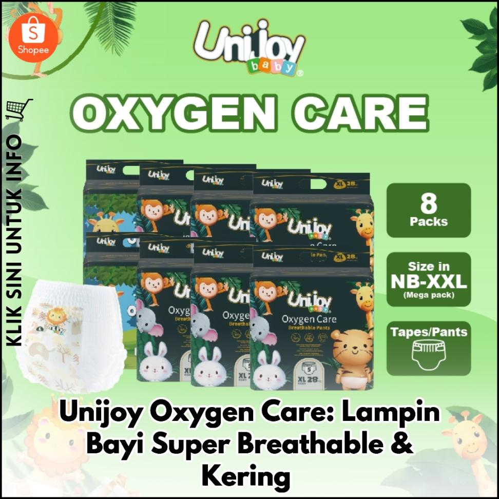 Unijoy Oxygen Care: Lampin Bayi Super Breathable & Kering