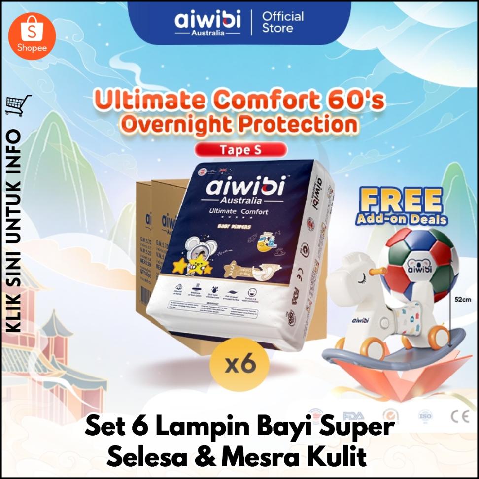 Set 6 Lampin Bayi Super Selesa & Mesra Kulit