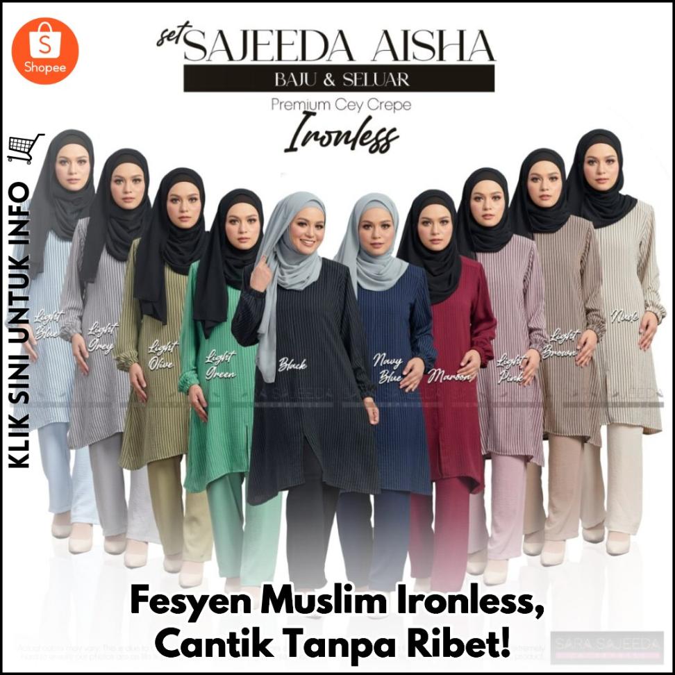 Fesyen Muslim Ironless, Cantik Tanpa Ribet!