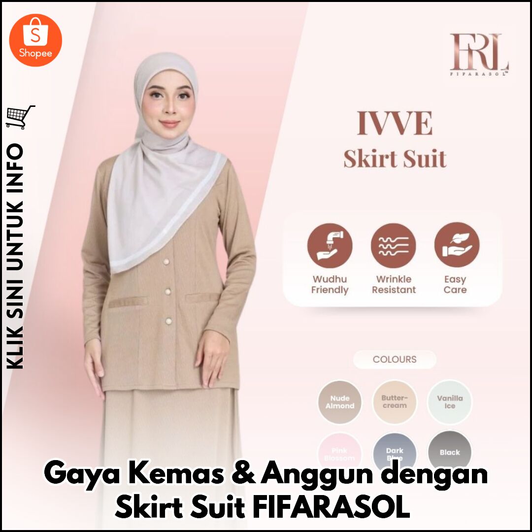 Gaya Kemas & Anggun dengan Skirt Suit FIFARASOL