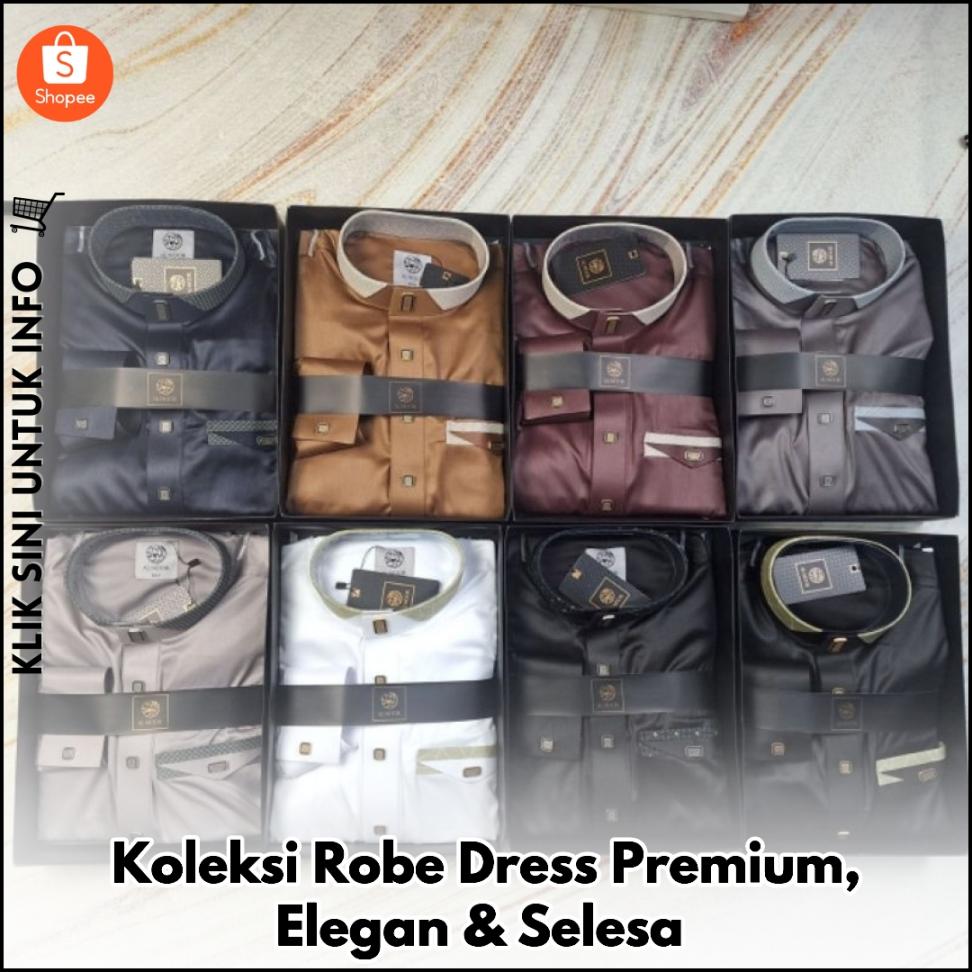 Koleksi Robe Dress Premium, Elegan & Selesa