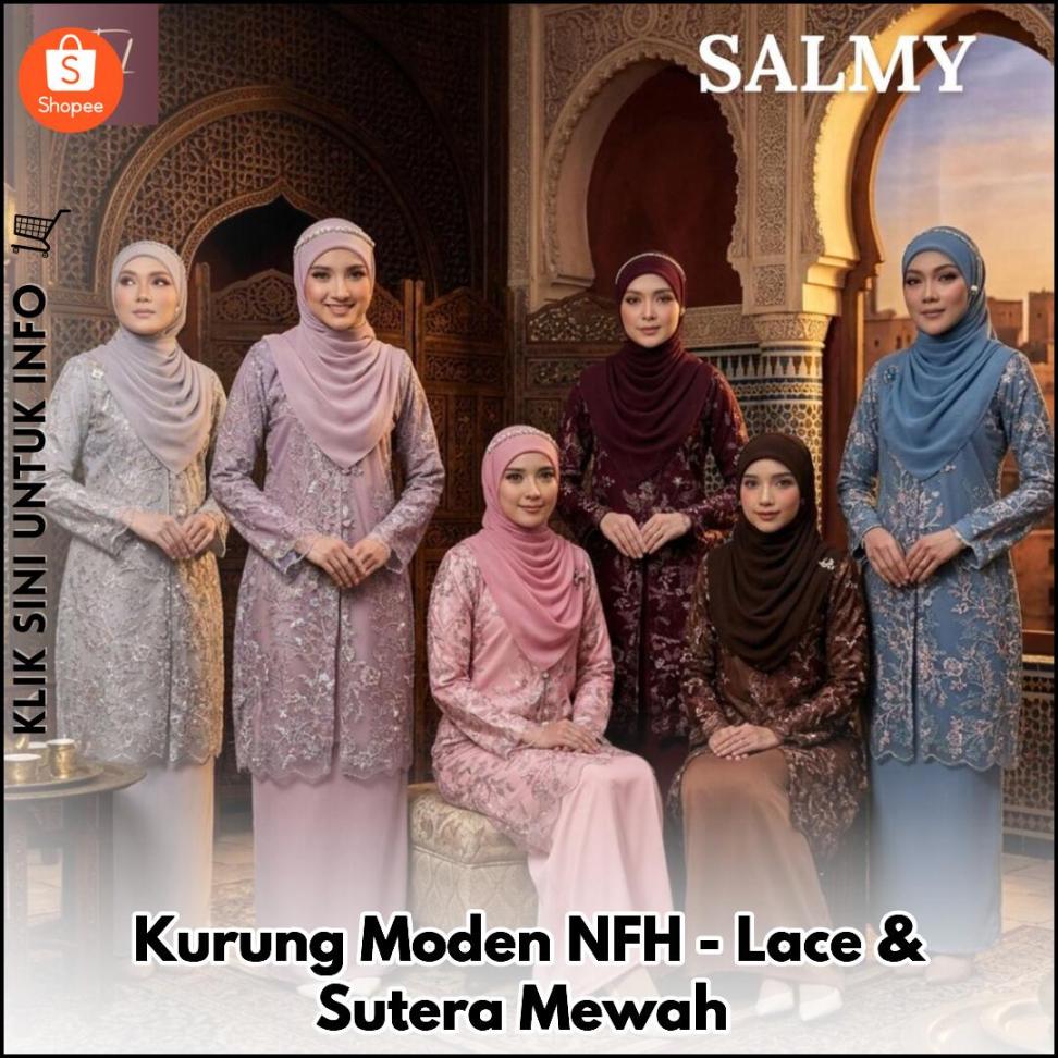 Kurung Moden NFH - Lace & Sutera Mewah