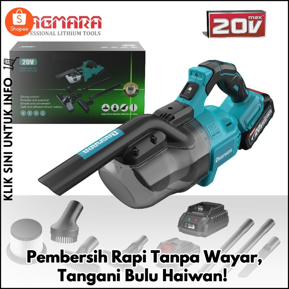 Pembersih Rapi Tanpa Wayar, Tangani Bulu Haiwan!