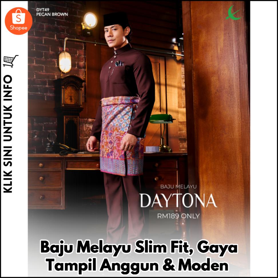 Baju Melayu Slim Fit, Gaya Tampil Anggun & Moden