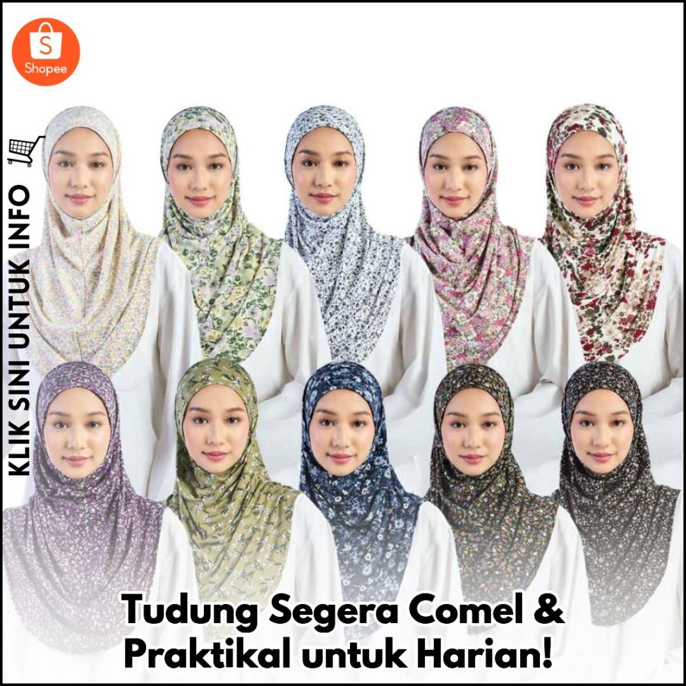 Senang Pakai, Terus Cantik! Tudung Instan Sophia