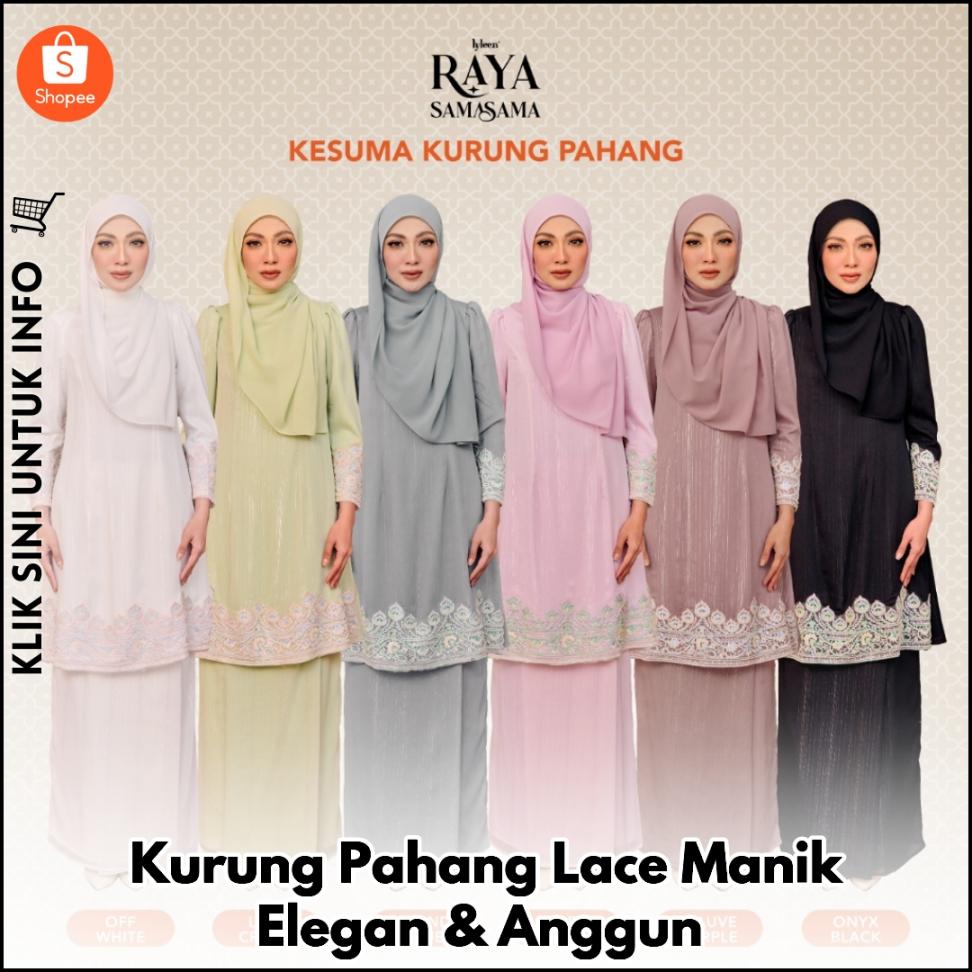 Kurung Pahang Lace Manik Elegan & Anggun