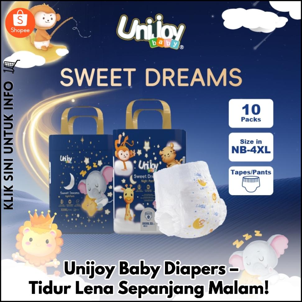 Unijoy Baby Diapers – Tidur Lena Sepanjang Malam!