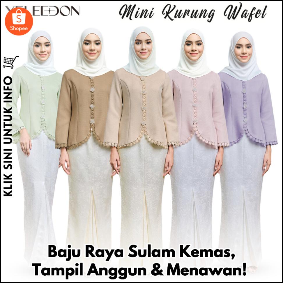 Baju Raya Sulam Kemas, Tampil Anggun & Menawan!