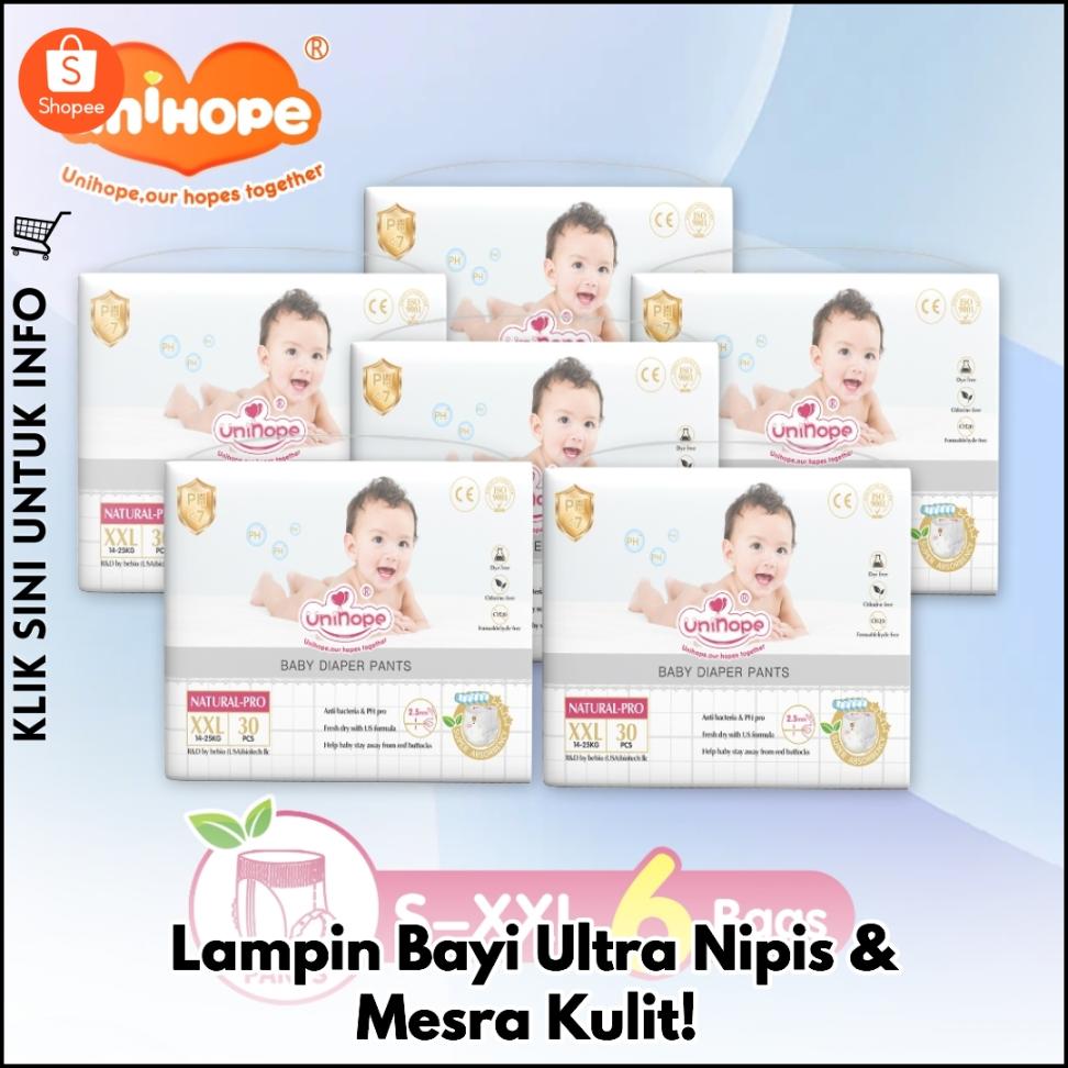 Lampin Bayi Ultra Nipis & Mesra Kulit!