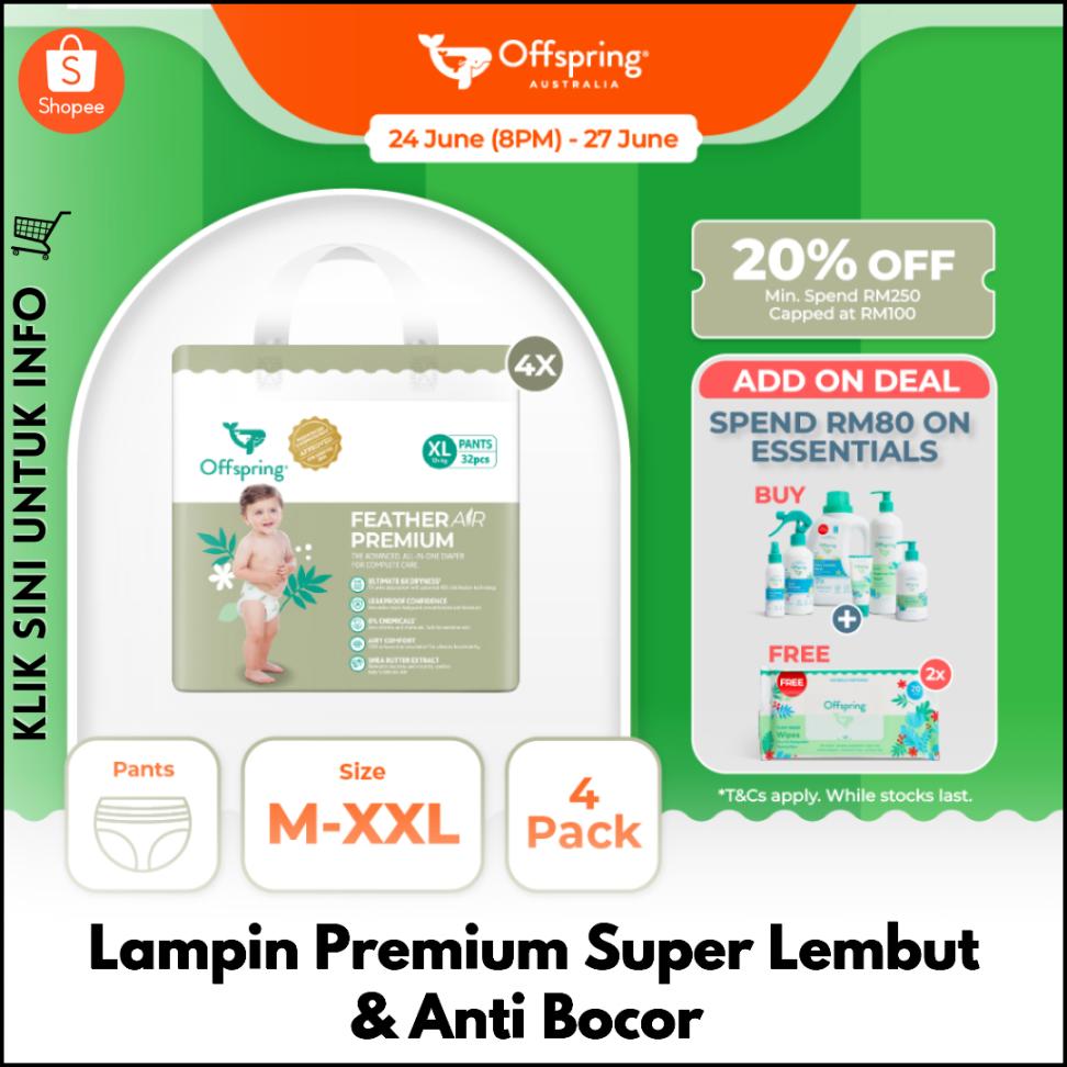 Lampin Premium Super Lembut & Anti Bocor