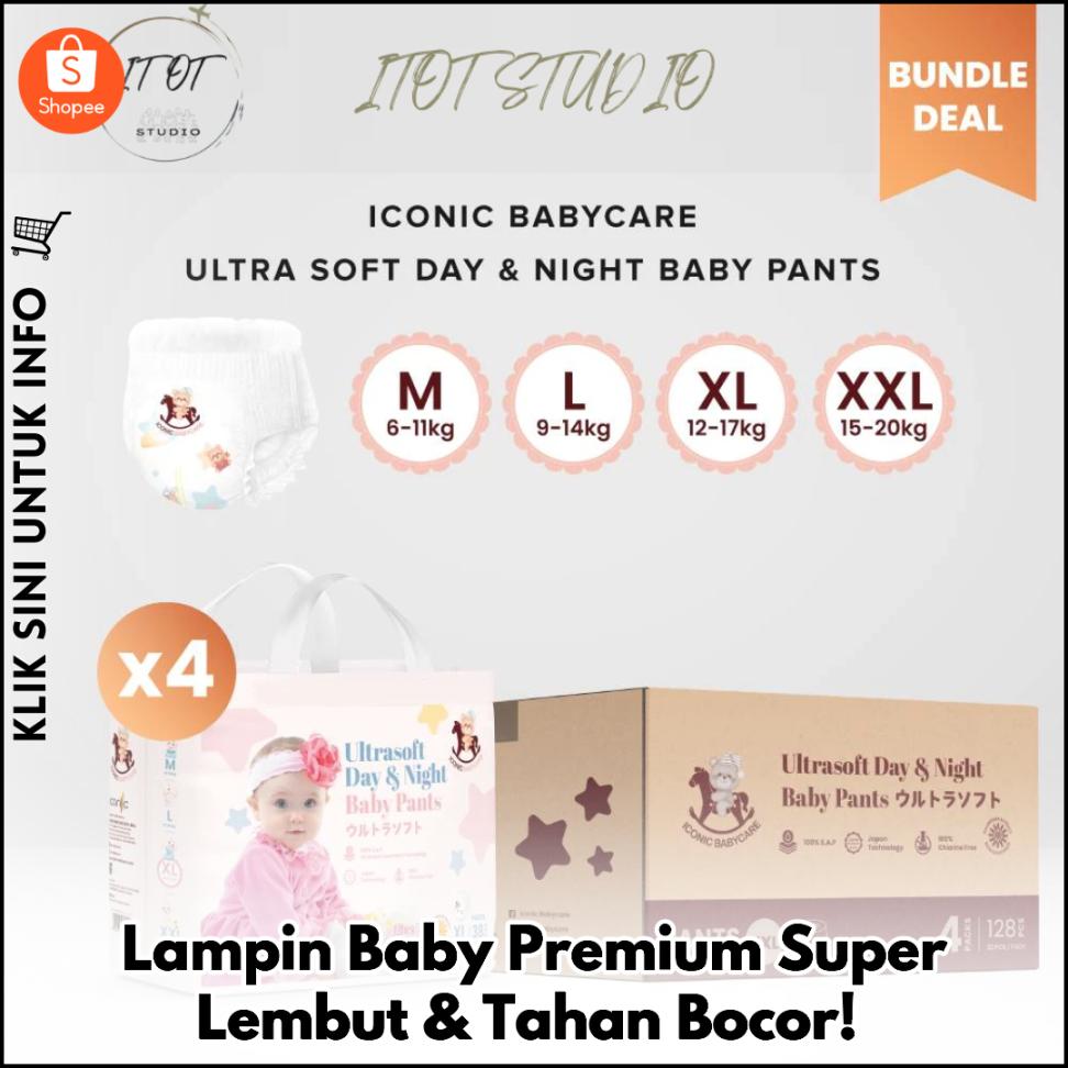 Lampin Baby Premium Super Lembut & Tahan Bocor!