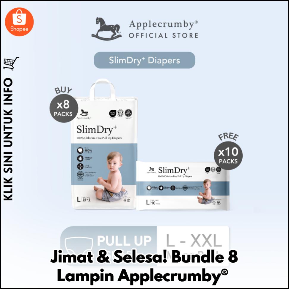 Jimat & Selesa! Bundle 8 Lampin Applecrumby®