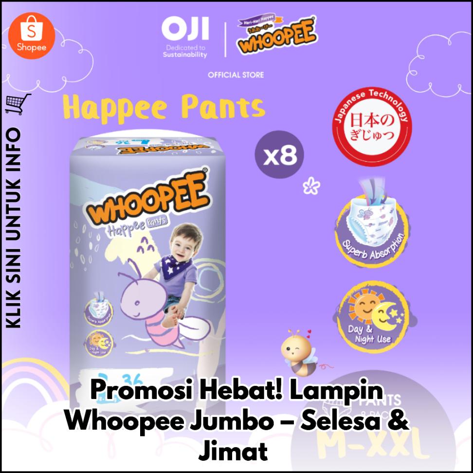 Promosi Hebat! Lampin Whoopee Jumbo – Selesa & Jimat