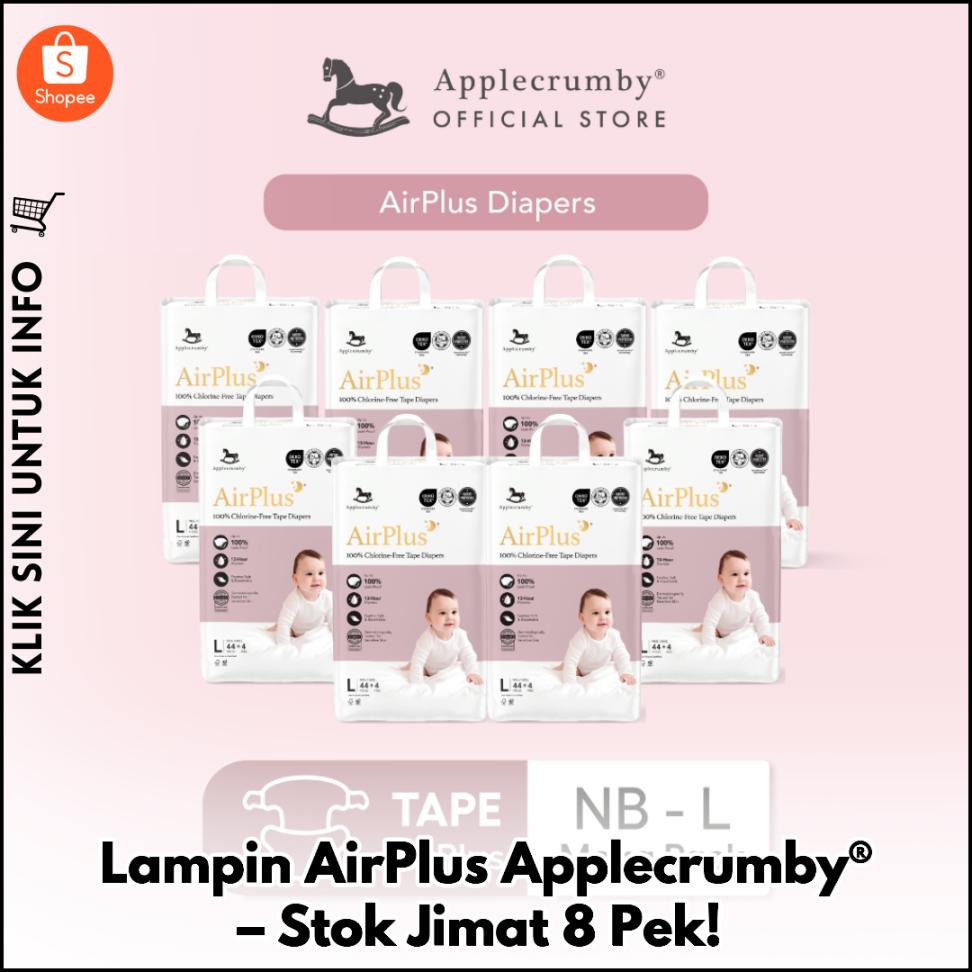 Lampin AirPlus Applecrumby® – Stok Jimat 8 Pek!