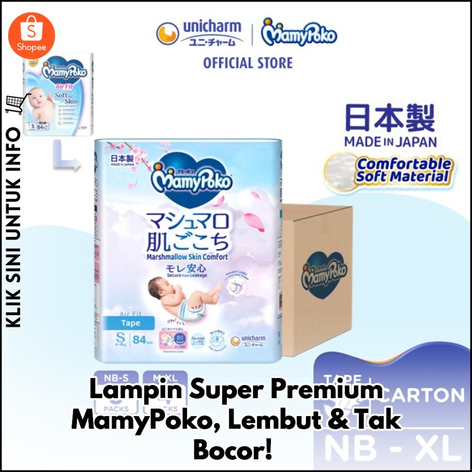 Lampin Super Premium MamyPoko, Lembut & Tak Bocor!