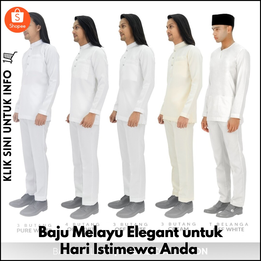 Baju Melayu Elegant untuk Hari Istimewa Anda