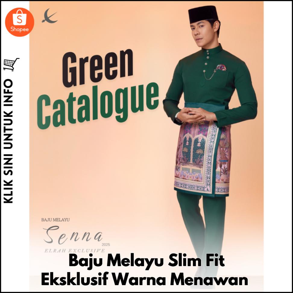 Baju Melayu Slim Fit Eksklusif Warna Menawan