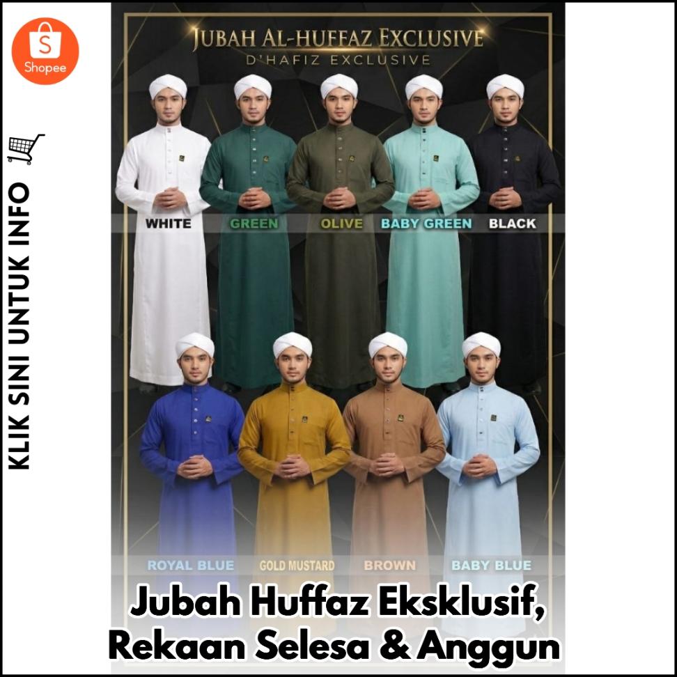 Jubah Huffaz Eksklusif, Rekaan Selesa & Anggun