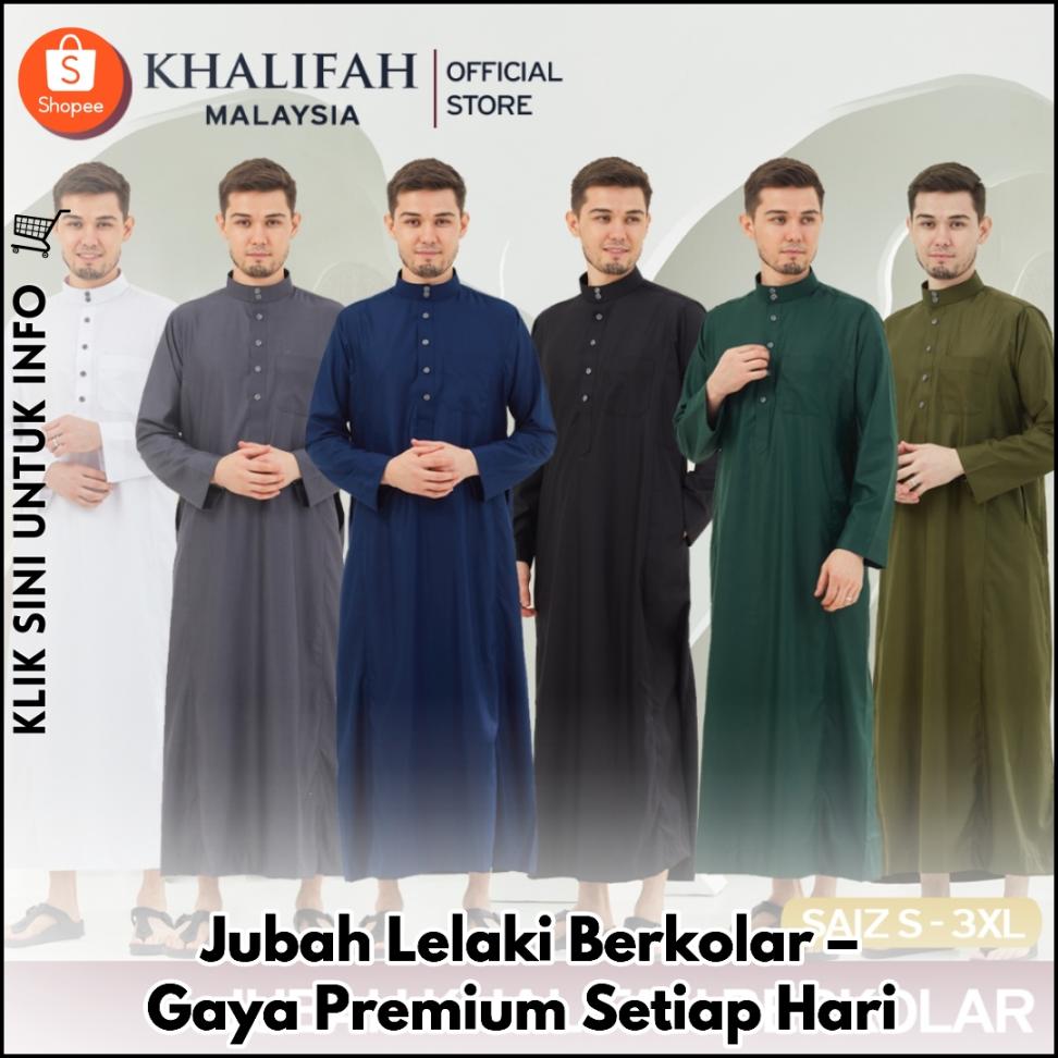 Jubah Lelaki Berkolar – Gaya Premium Setiap Hari