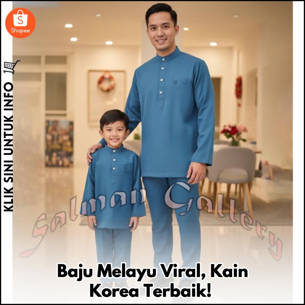 Baju Melayu Viral, Kain Korea Terbaik!