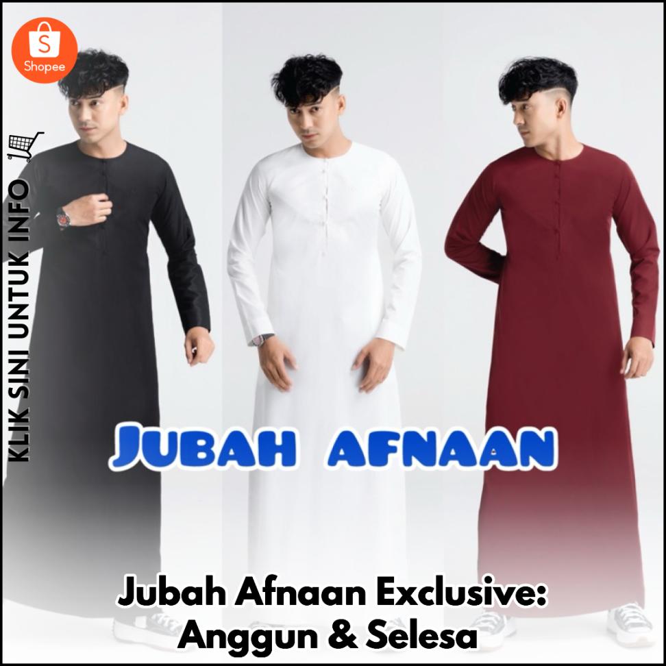Jubah Afnaan Exclusive: Anggun & Selesa