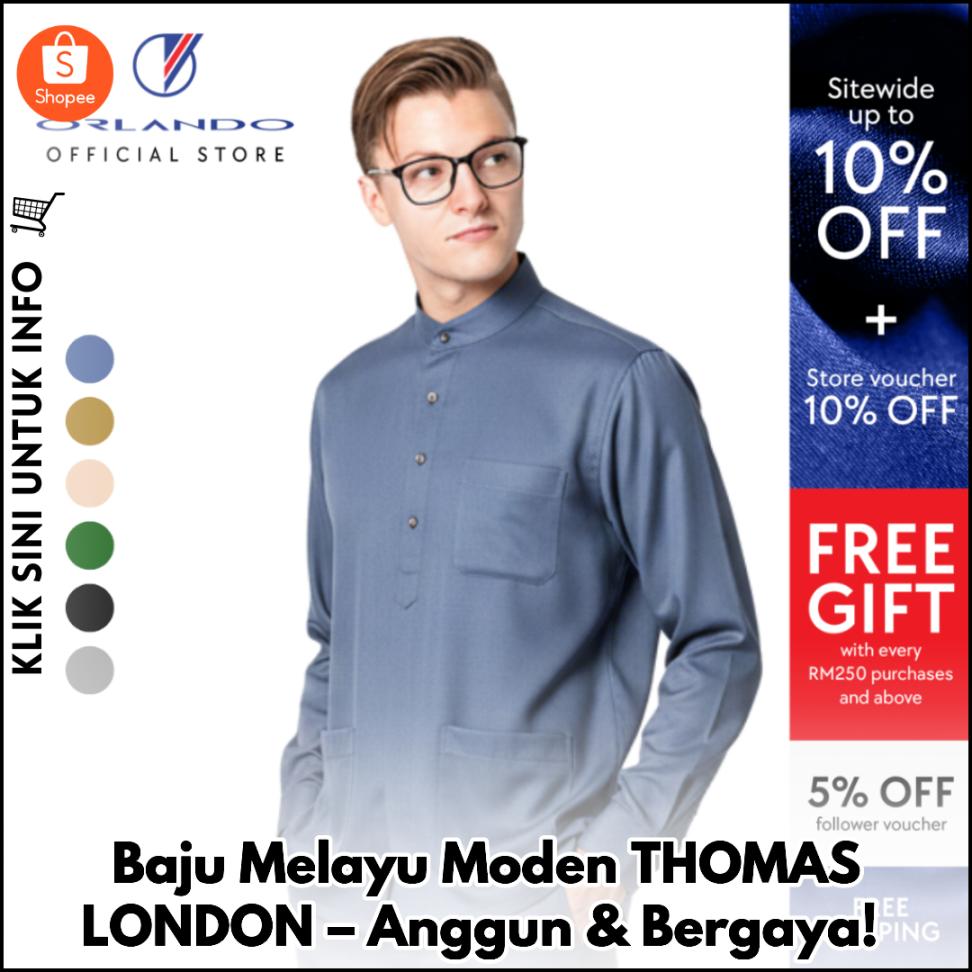 Baju Melayu Moden THOMAS LONDON – Anggun & Bergaya!