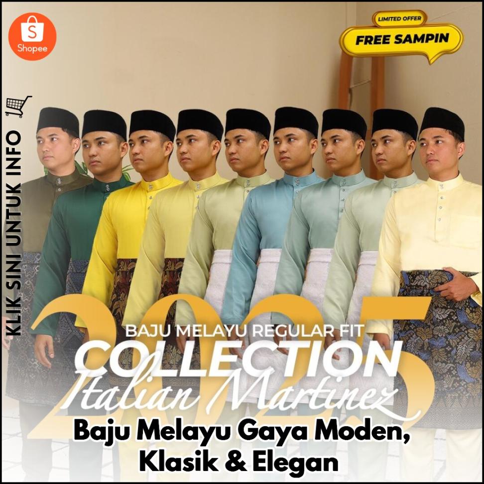 Baju Melayu Elegant, Potongan Moden & Selesa