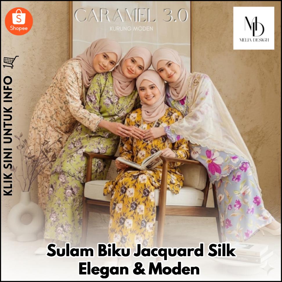 Sulam Biku Jacquard Silk Elegan & Moden