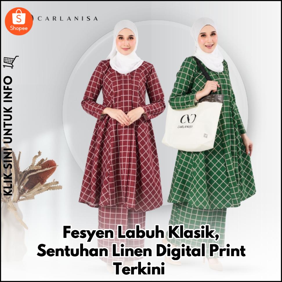 Fesyen Labuh Klasik, Sentuhan Linen Digital Print Terkini