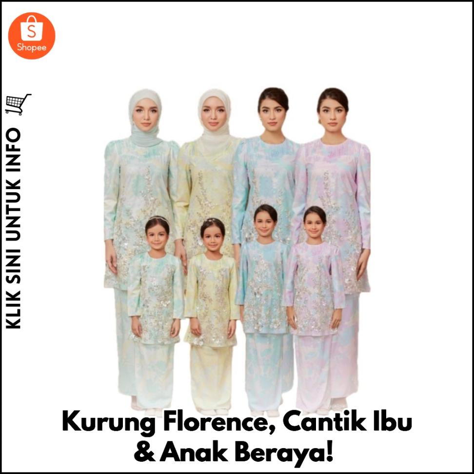 Kurung Florence, Cantik Ibu & Anak Beraya!