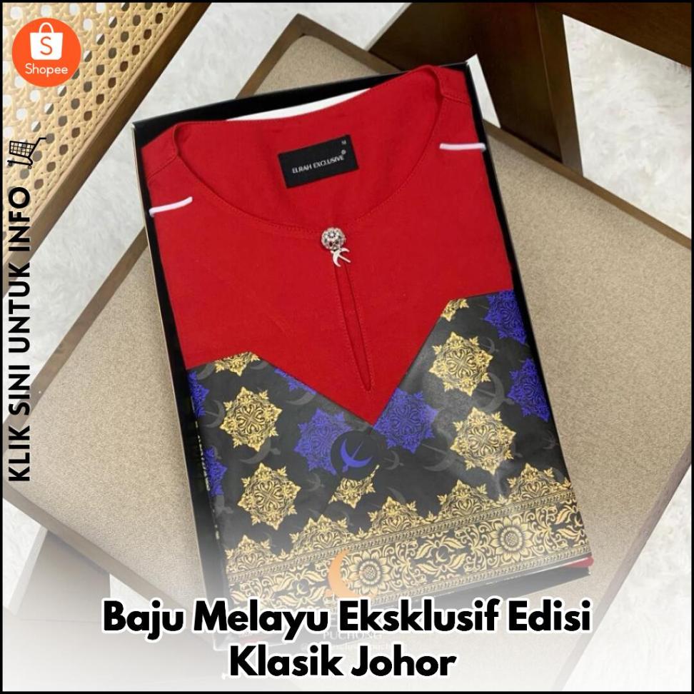 Baju Melayu Eksklusif Edisi Klasik Johor