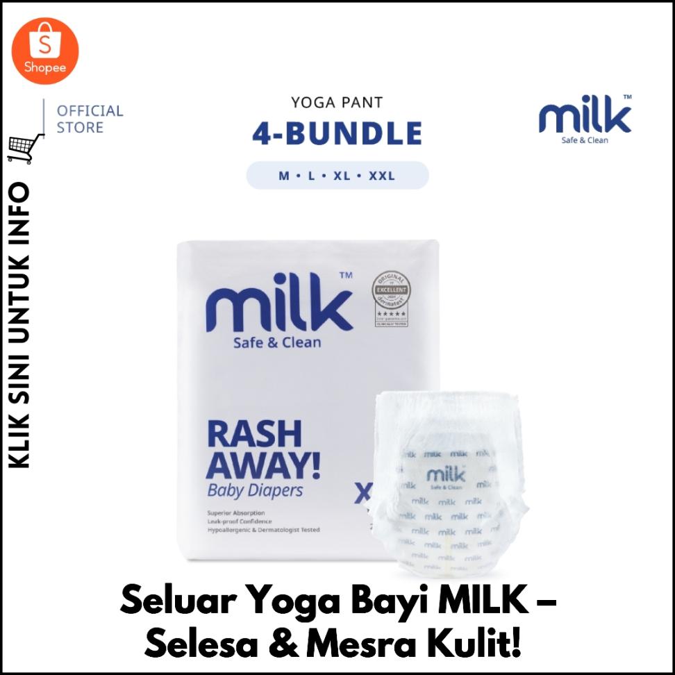 Seluar Yoga Bayi MILK – Selesa & Mesra Kulit!