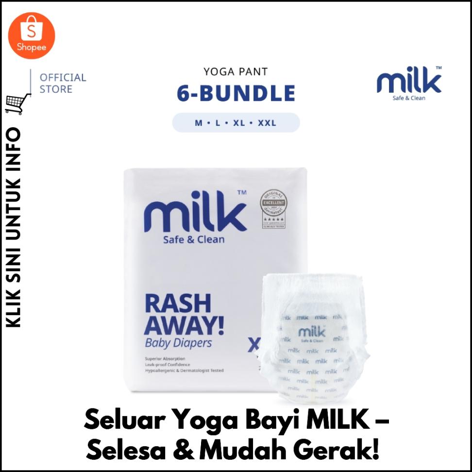Seluar Yoga Bayi MILK – Selesa & Mudah Gerak!