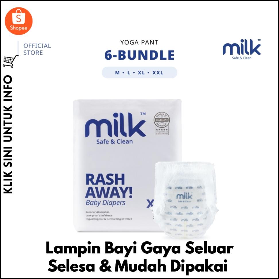 Lampin Bayi Gaya Seluar Selesa & Mudah Dipakai